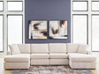 Modmax Oyster 4-Piece Double Storage Chaise Sectional from Decor Furniture