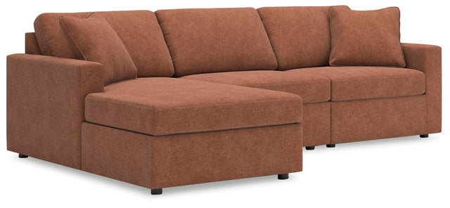 Modmax Spice 3-Piece Sectional Sofa Storage Chaise from Decor Furniture