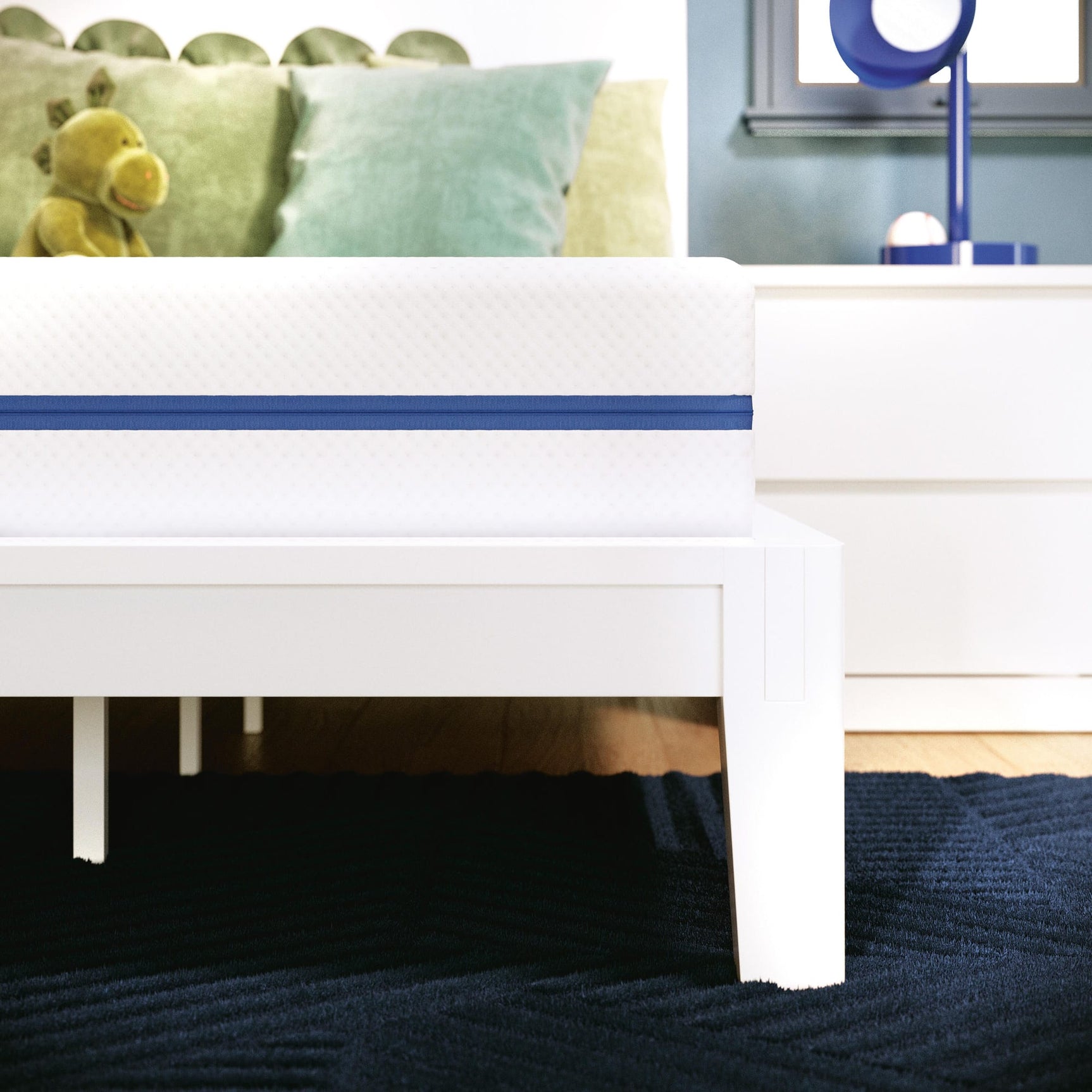Nectar Foam Kids White Full Mattress detail view