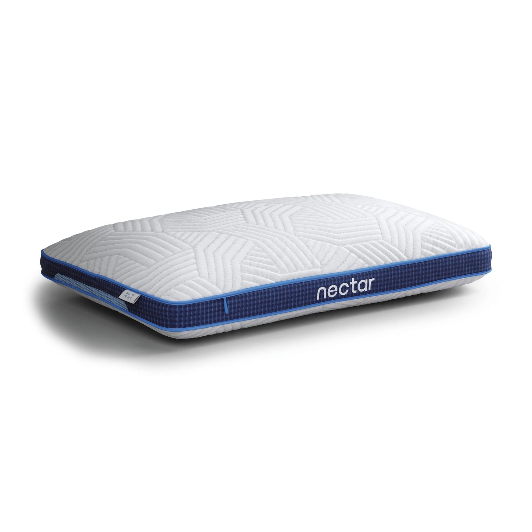 Nectar Premier White Pillow (Set of 4) angled view