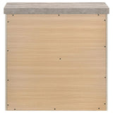 Nevado Farmhouse 2-Drawer Nightstand Grey and Weathered Taupe view 7