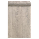 Nevado Farmhouse 2-Drawer Nightstand Grey and Weathered Taupe view 9