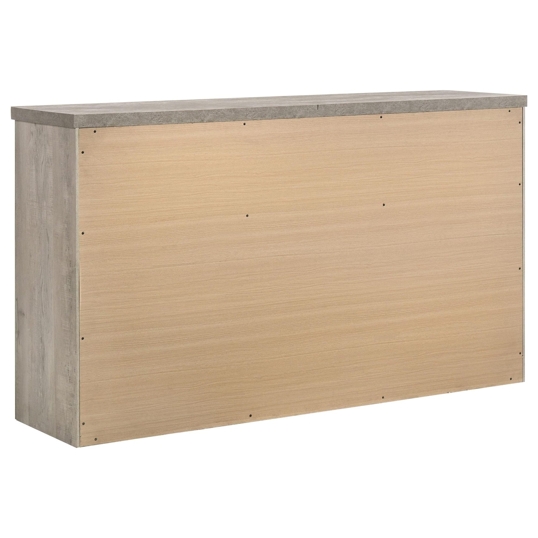 Nevado Farmhouse 7-Drawer Dresser Grey and Weathered Taupe view 6