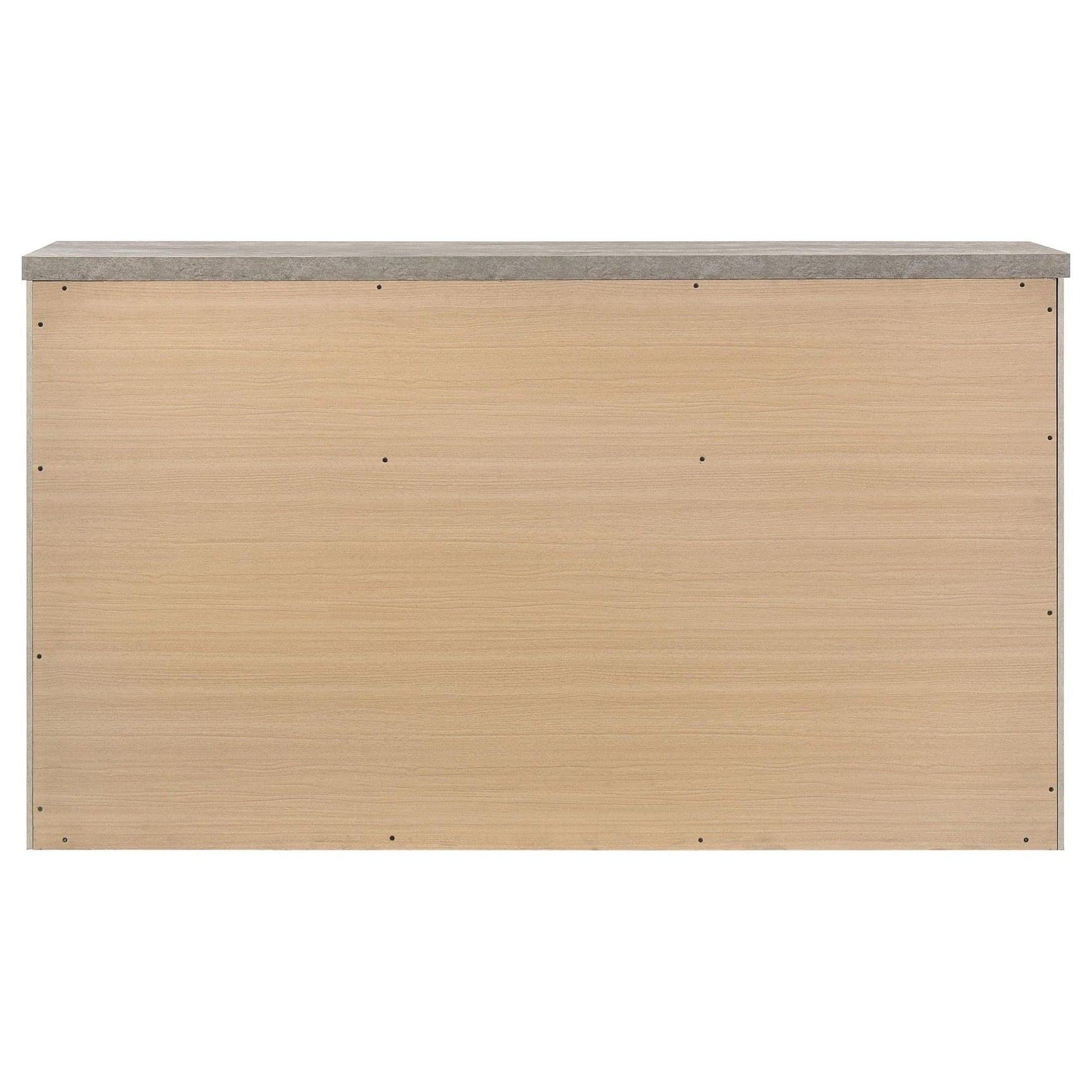 Nevado Farmhouse 7-Drawer Dresser Grey and Weathered Taupe view 7