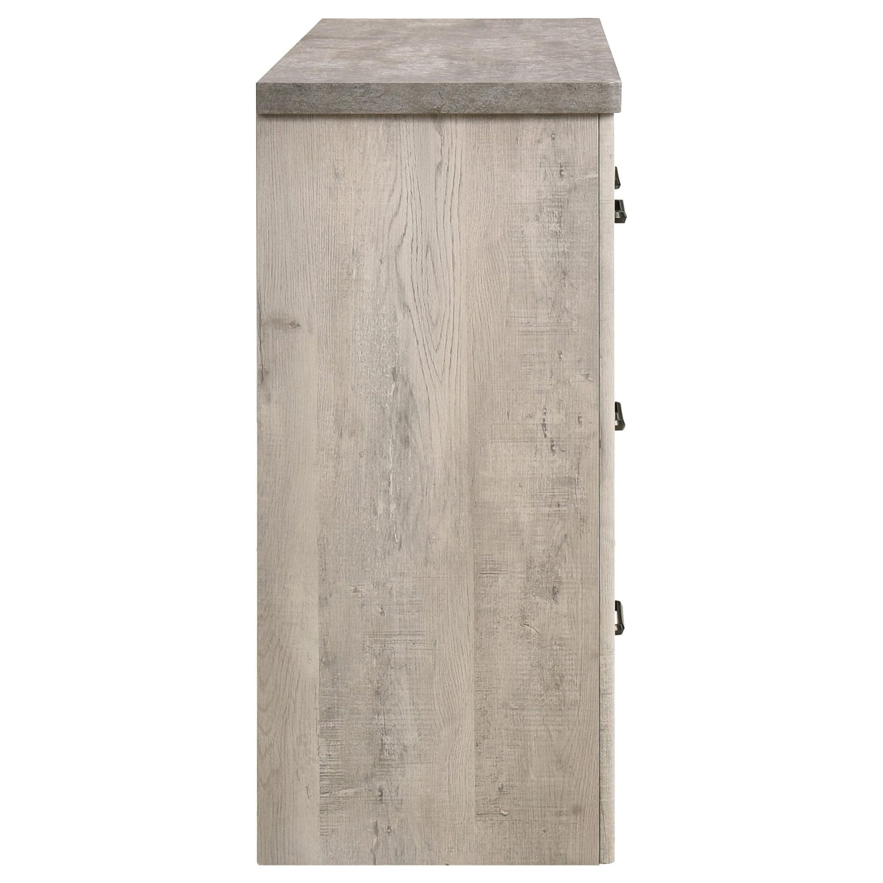 Nevado Farmhouse 7-Drawer Dresser Grey and Weathered Taupe view 9
