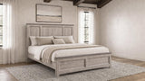 Nevado Farmhouse Eastern King Panel Bed Grey and Weathered Taupe view 2