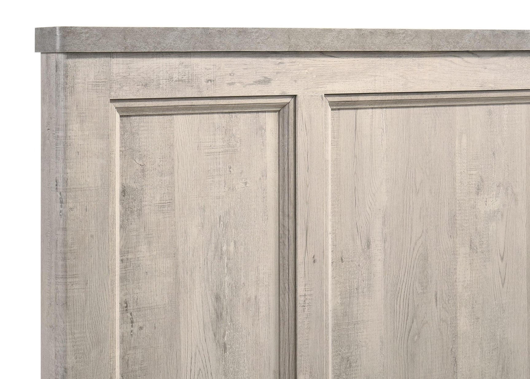 Nevado Farmhouse Eastern King Panel Bed Grey and Weathered Taupe view 7