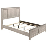 Nevado Farmhouse Queen Panel Bed Grey and Weathered Taupe from Decor Furniture