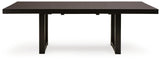 Neymorton Dark Grayish Brown Dining Set view 11