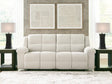Orlen Winter Performance Fabric,Next-Gen Nuvella™,Chenille Reclining Sofa view 5