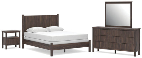 Pamytta Brown Panel Bedroom Set from Decor Furniture