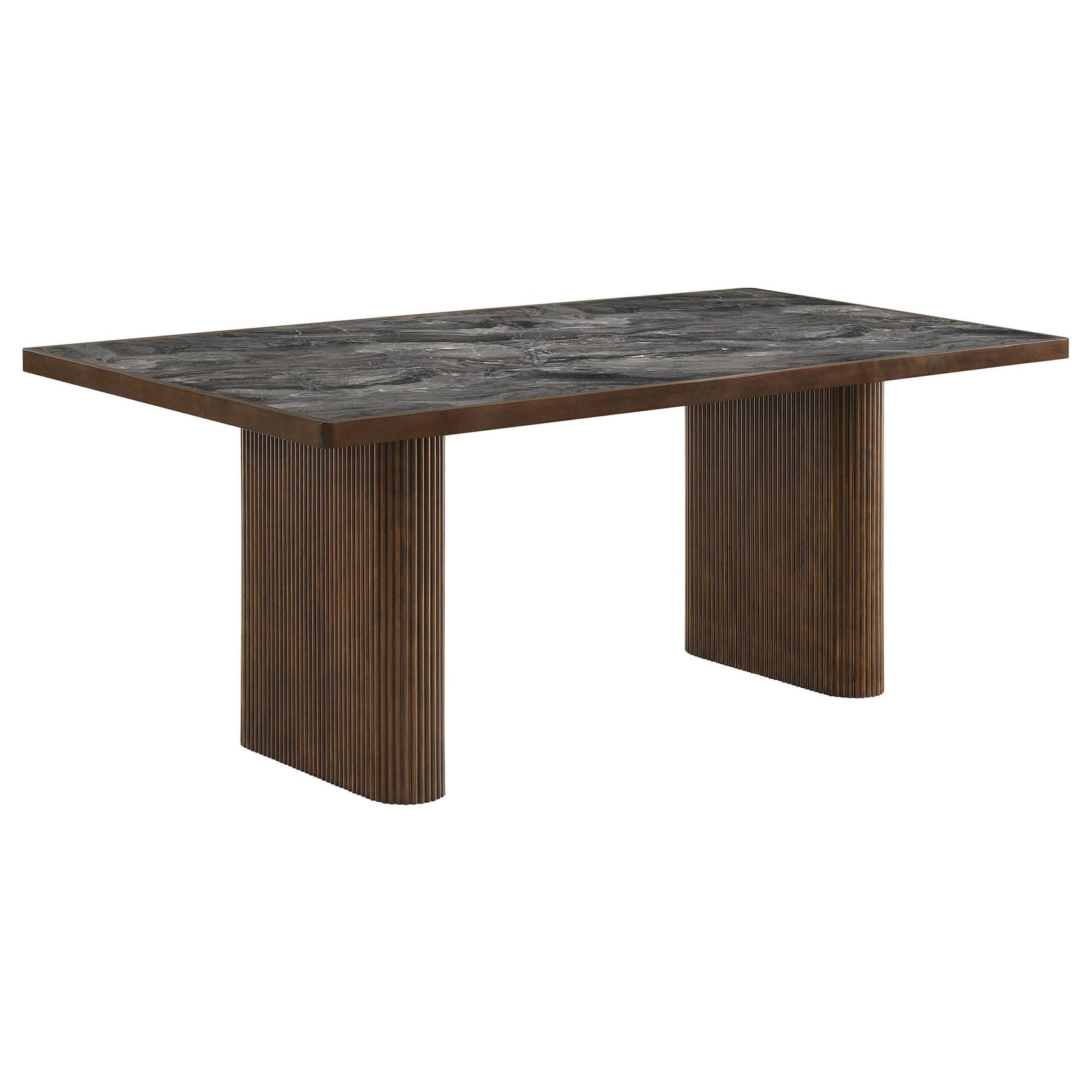 Parry 80-inch Smart Top Paladina Dining Table Dark Walnut from Decor Furniture