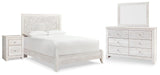 Paxberry Whitewash Panel Bedroom Set from Decor Furniture