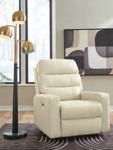 Pennacle Pier Canvas Leather Power Recliner view 10