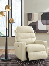 Pennacle Pier Canvas Leather Power Recliner view 11