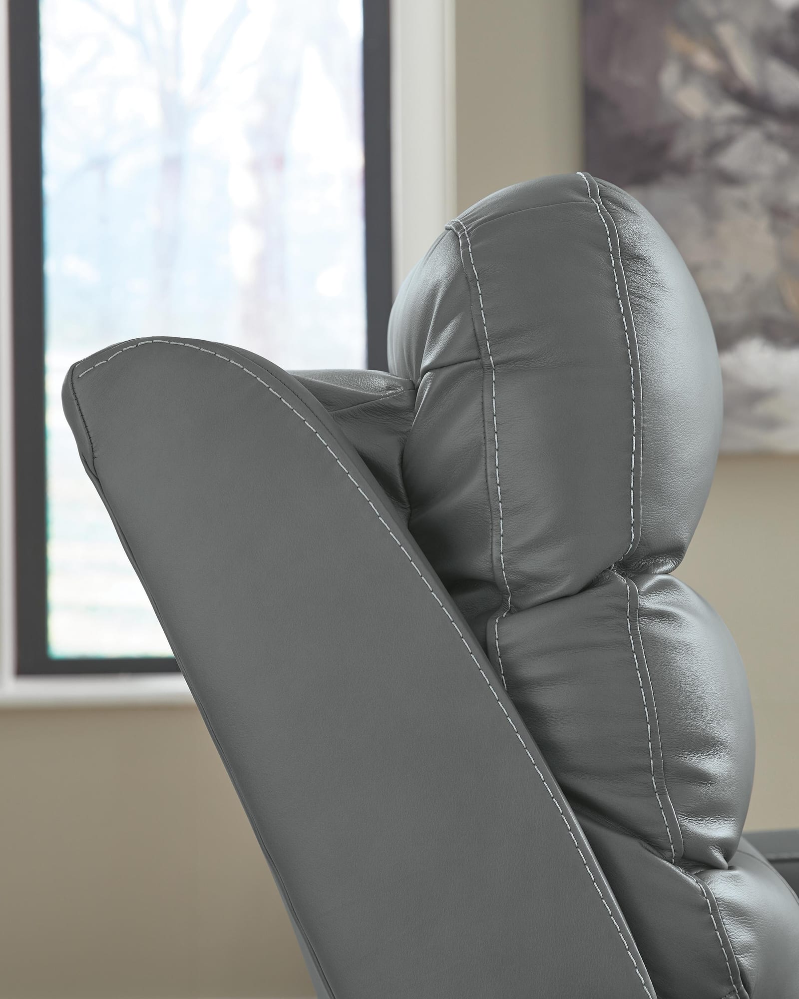 Pennacle Pier Tideon Leather Power Recliner from Decor Furniture
