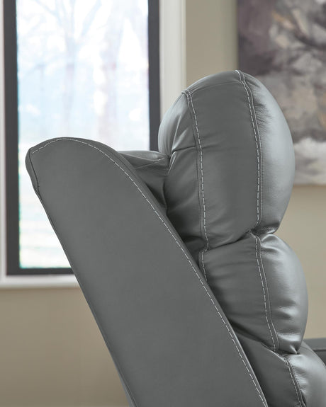 Pennacle Pier Tideon Leather Power Recliner from Decor Furniture