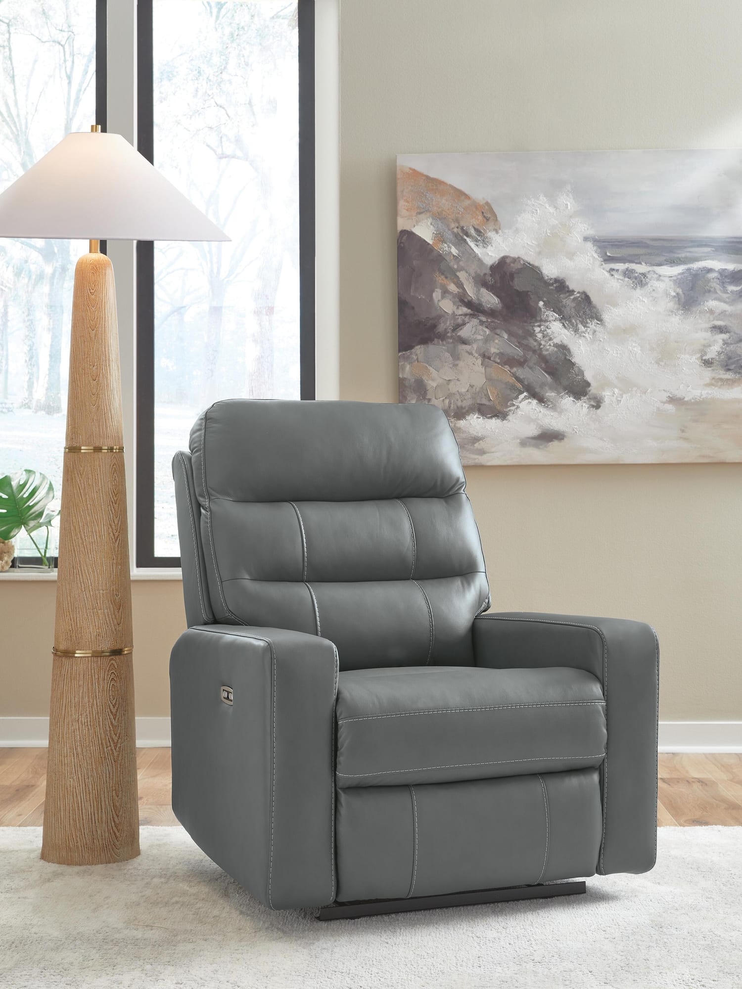 Pennacle Pier Tideon Leather Power Recliner view 10