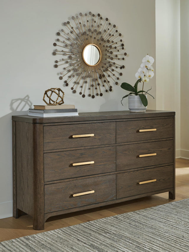 Radkin Burnished Brown Dresser from Decor Furniture