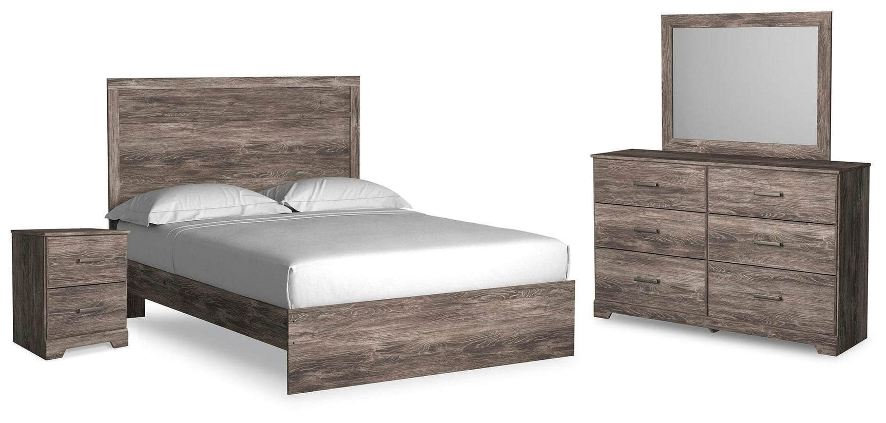 Ralinksi Gray Panel Bedroom Set from Decor Furniture