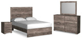 Ralinksi Gray Panel Bedroom Set view 4