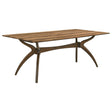 Randolph 79-inch Smart Top Rectangular Dining Table Sheesham and Brown from Decor Furniture
