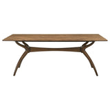Randolph 79-inch Smart Top Rectangular Dining Table Sheesham and Brown view 2