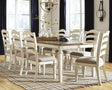 Realyn Chipped White Dining Set 2 view 6
