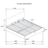 Reeves Upholstered Eastern King Lift-Top Storage Platform Bed Beige view 9