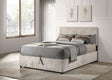Reeves Upholstered Full Lift-Top Storage Platform Bed Beige view 2