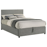 Reeves Upholstered Full Lift-Top Storage Platform Bed Grey view 5