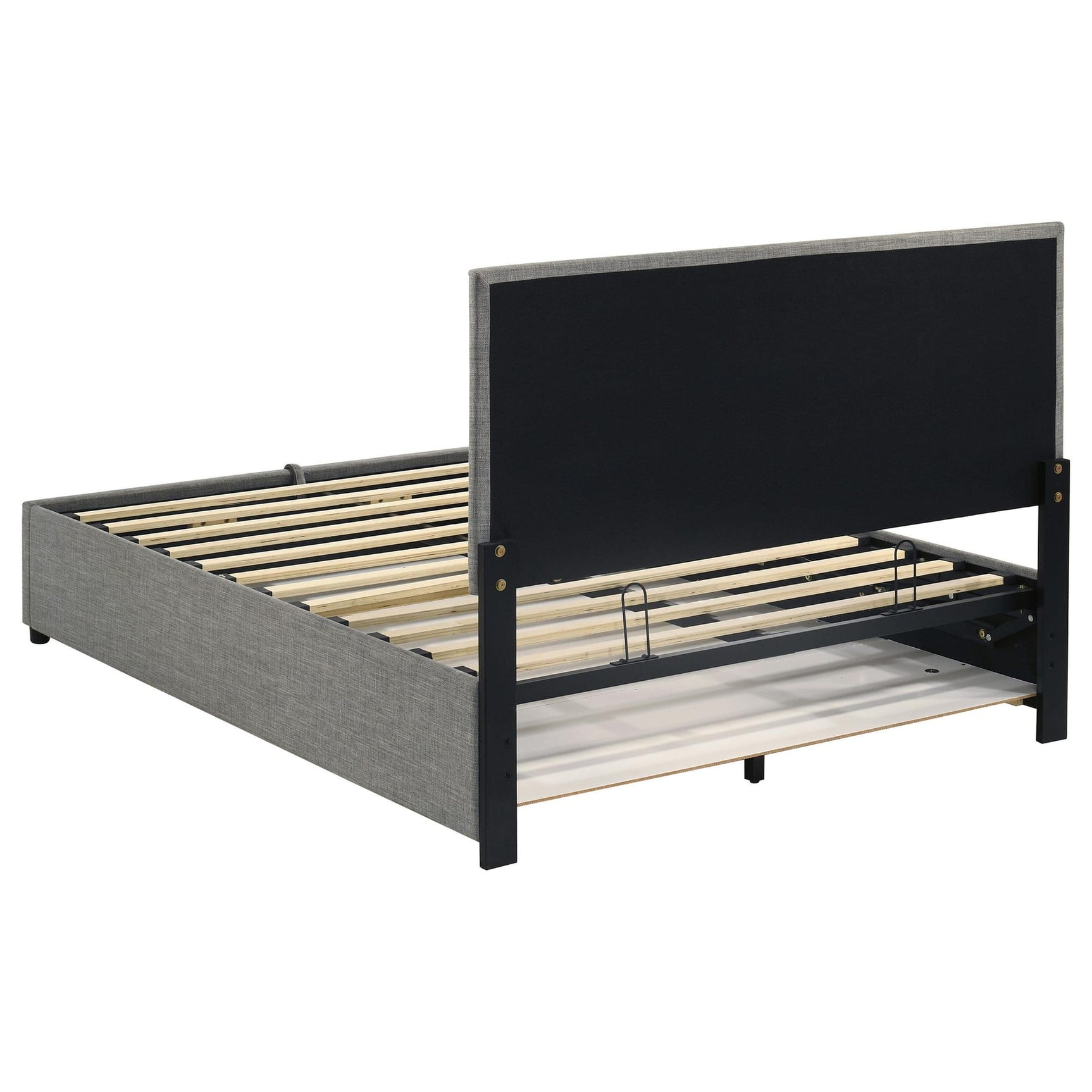 Reeves Upholstered Full Lift-Top Storage Platform Bed Grey view 8