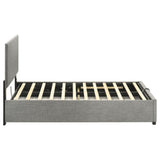 Reeves Upholstered Twin Lift-Top Storage Platform Bed Grey view 9