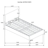 Reeves Upholstered Twin Lift-Top Storage Platform Bed Tan view 11