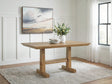 Ridgester Light Brown Counter Height Dining Table from Decor Furniture