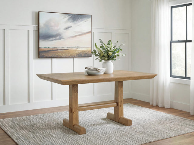 Ridgester Light Brown Counter Height Dining Table from Decor Furniture