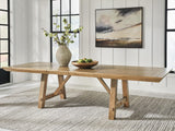Ridgester Light Brown Dining Extension Table from Decor Furniture