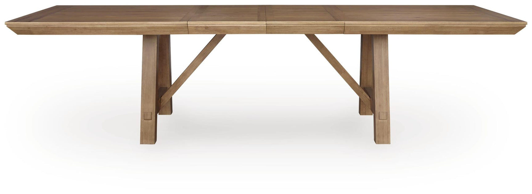 Ridgester Light Brown Dining Extension Table view 4