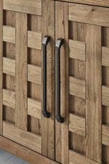 Ridgester Light Brown Dining Server detail view