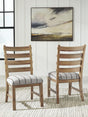 Ridgester Light Brown Next-Gen Nuvella™ Dining Chair from Decor Furniture