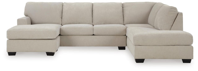 Riverfield Linen 2-Piece Sectional with Chaise from Decor Furniture