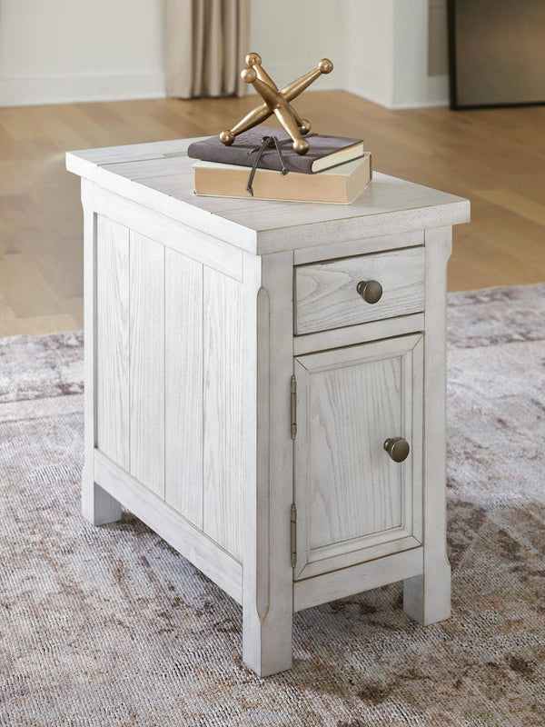 Robbinsdale Antique White Chairside End Table view 7