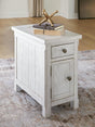 Robbinsdale Antique White Chairside End Table view 7