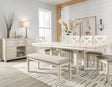 Robbinsdale Antique White Dining Set 2 from Decor Furniture