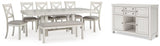 Robbinsdale Antique White Dining Set 2 view 4