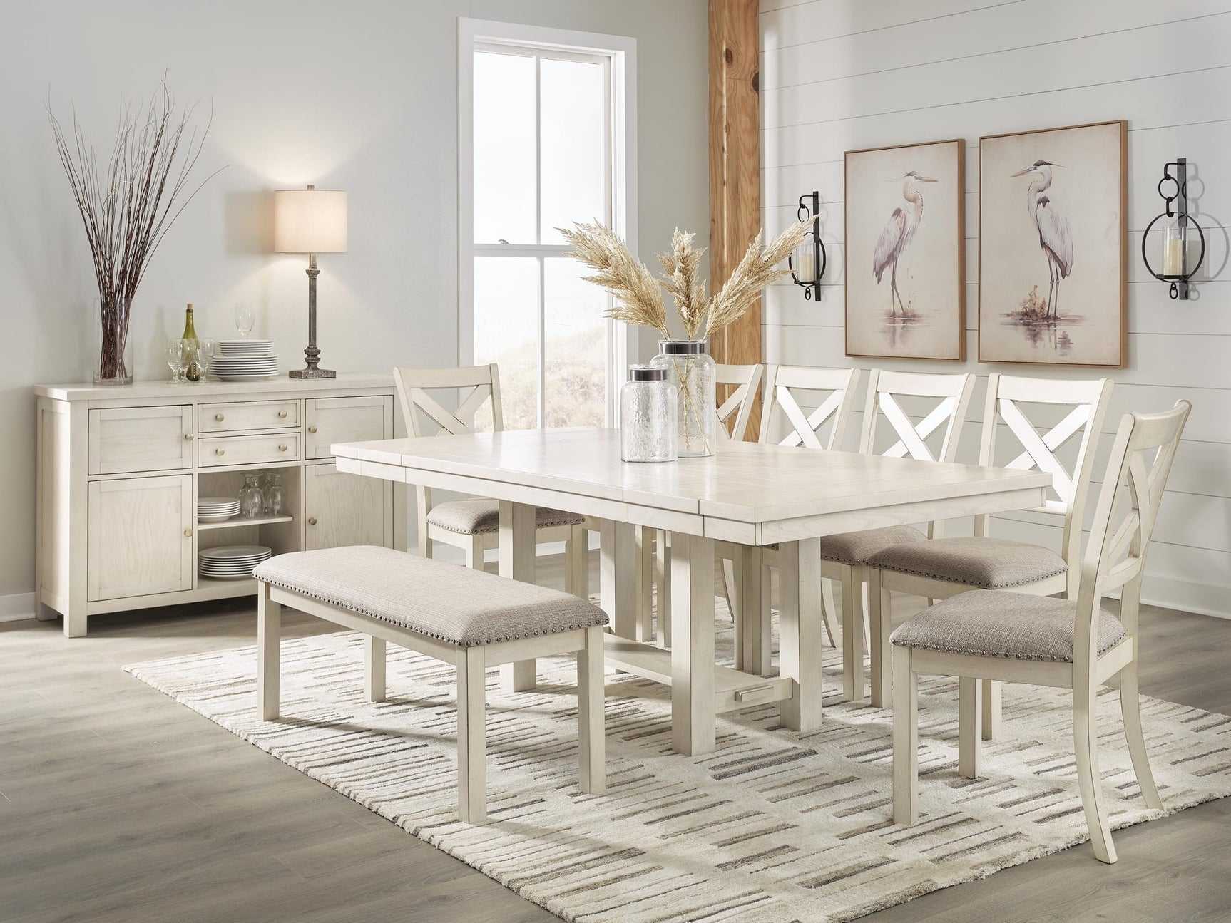 Robbinsdale Antique White Dining Set 2 view 6