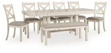 Robbinsdale Antique White Dining Set 2 view 8