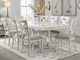 Robbinsdale Antique White Dining Set from Decor Furniture