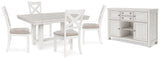 Robbinsdale Antique White Dining Set view 3