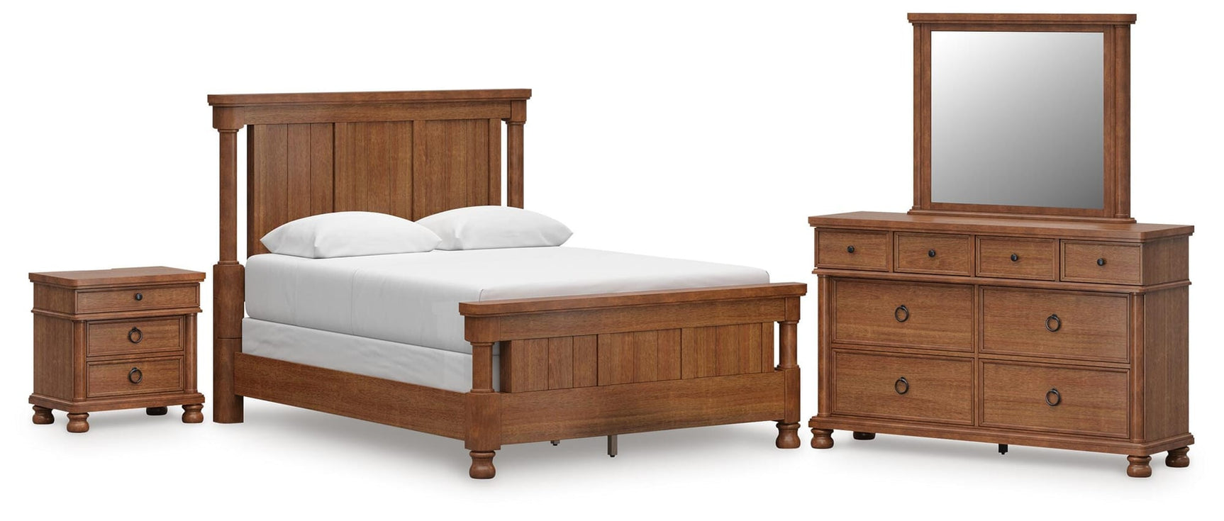 Rowlenstown Brown Poster Bedroom Set from Decor Furniture